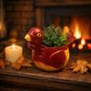 Truthahn-Ornamente für Thanksgiving Handbemaltes Harz-Ornament Thanksgiving, Herbsternte Schreibtischaufbewahrung Feierliche Party Tischdekorationen Organizer,