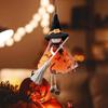 Witch Doll for Good Luck Halloween Pendant Collectible Figurine Hanging Ornaments for Kitchen Haunted House Outdoor