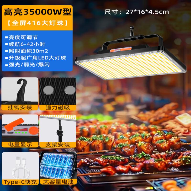 Jundingying Portable Rechargeable LED Work Light with Hook