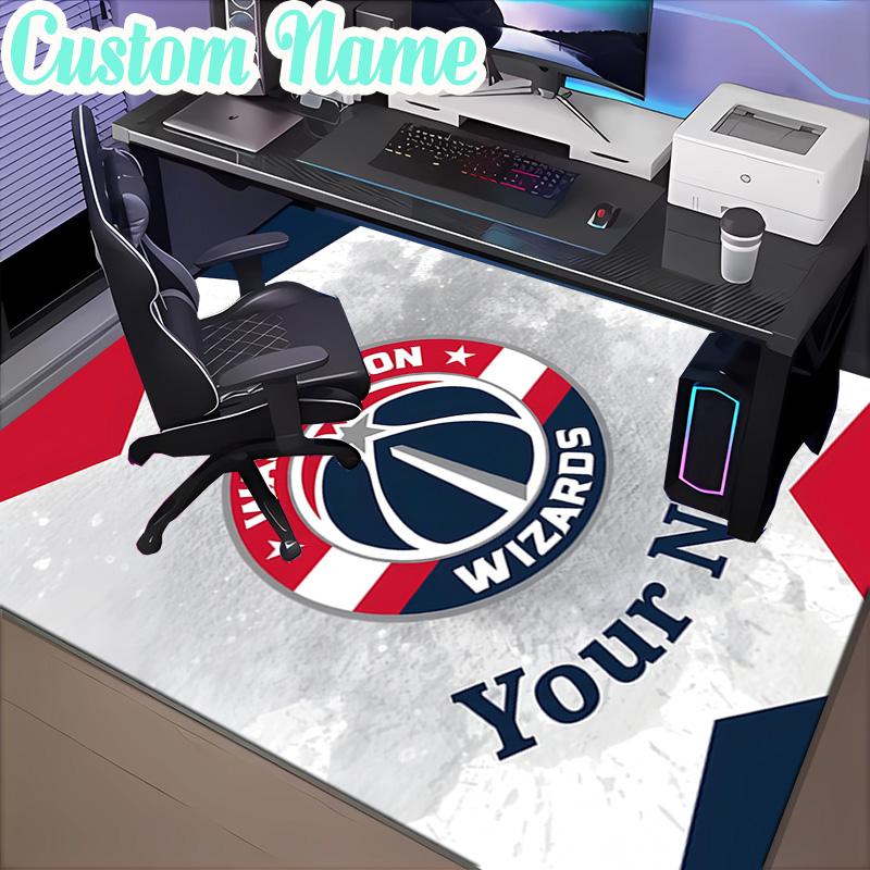 Custom Name Washington basketball Stars Rug, Office Rug, Chair Rug, Carpet for Living Rooms, Doormat Game Rug Home Decor Christmas Gifts