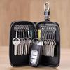 Men's and Women's Large Capacity Zipper Car Key Bag - Convenient Waist-Mounted Key Holder