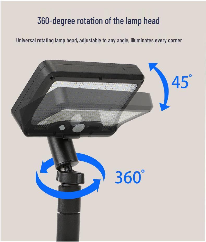 Dual-use Solar Outdoor Light Clip for Camping & Courtyard