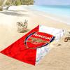 Asciugamano da Spiaggia con Stampa Arsenal Football Club, Asciugamano Grande Morbido ad Asciugatura Rapida per Spiaggia Campeggio Nuoto