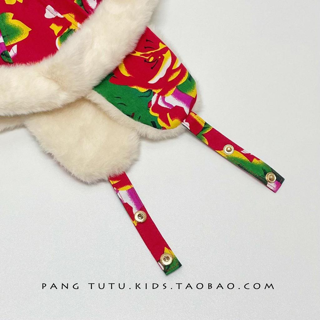 Winter Velvet Baby Hat with Ear Flaps – Toddler's Cozy Lei Feng Style