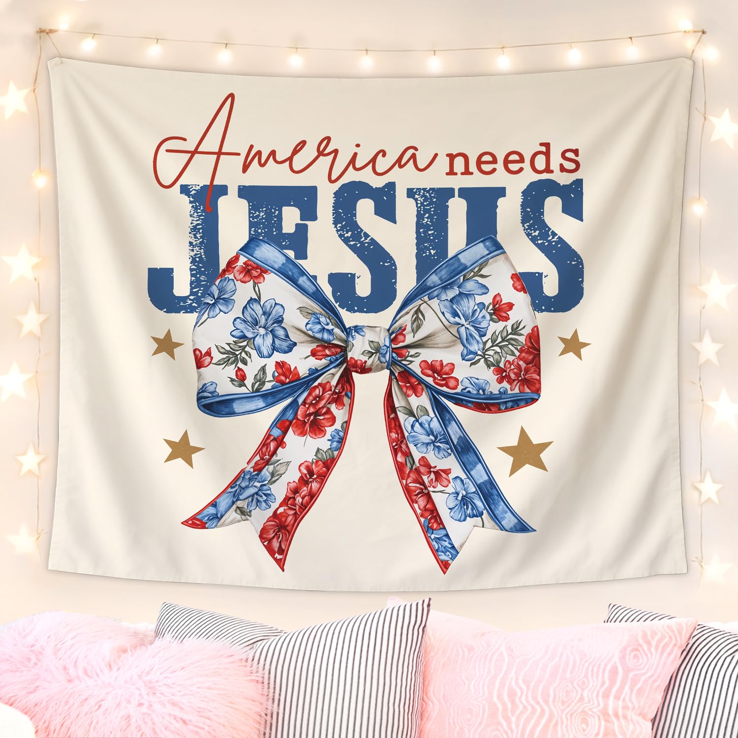 Cute Inspirational Tapestry, Pink Flower Tapestry Decorative for Teen Girls Room Bedroom College Dorm Apartment, College Dorm 70x100CM