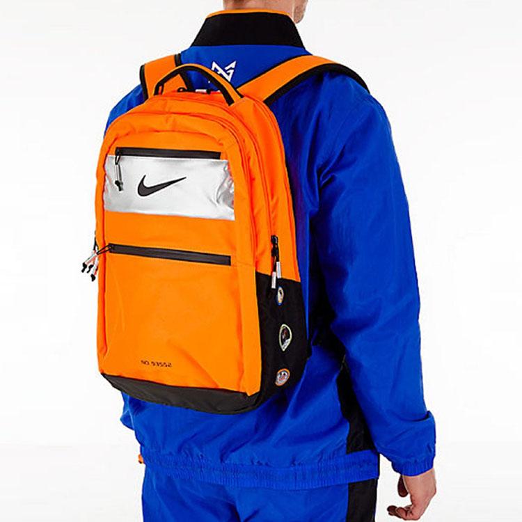 Nike NASA Collaboration Polyester Backpack Unisex Orange BA6386-803