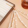 Exaggerated Pearl Sweater Chain Bohemian Style Bridal Jewelry Fashion Women's Clavicle Chain  Women