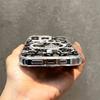 Transparente Stoßfeste Hülle für Magsafe für iPhone 17Air 16 15 Plus 14 13 12 11 17 Pro Max 7 8 Plus 16 E Schwarze Spitze Abdeckung
