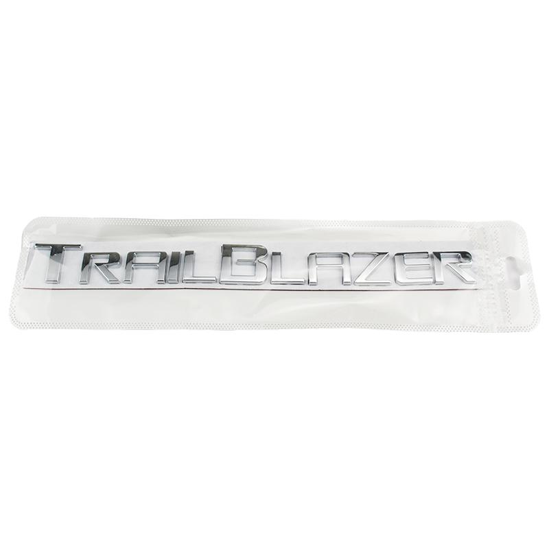 Car 3D Metal Letters Logo Decals Sticker For Chevrolet Trail Blazer Car Rear Trunk Alphabet Emblem Badge Styling Stickers Ld2
