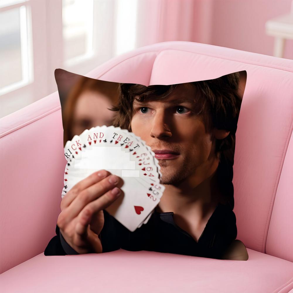 N-Now You S-See Me Movie Cushion Cover Home & Car Multi-Scene Pillow Cover - Reversible, Soft & Durable for Daily Use