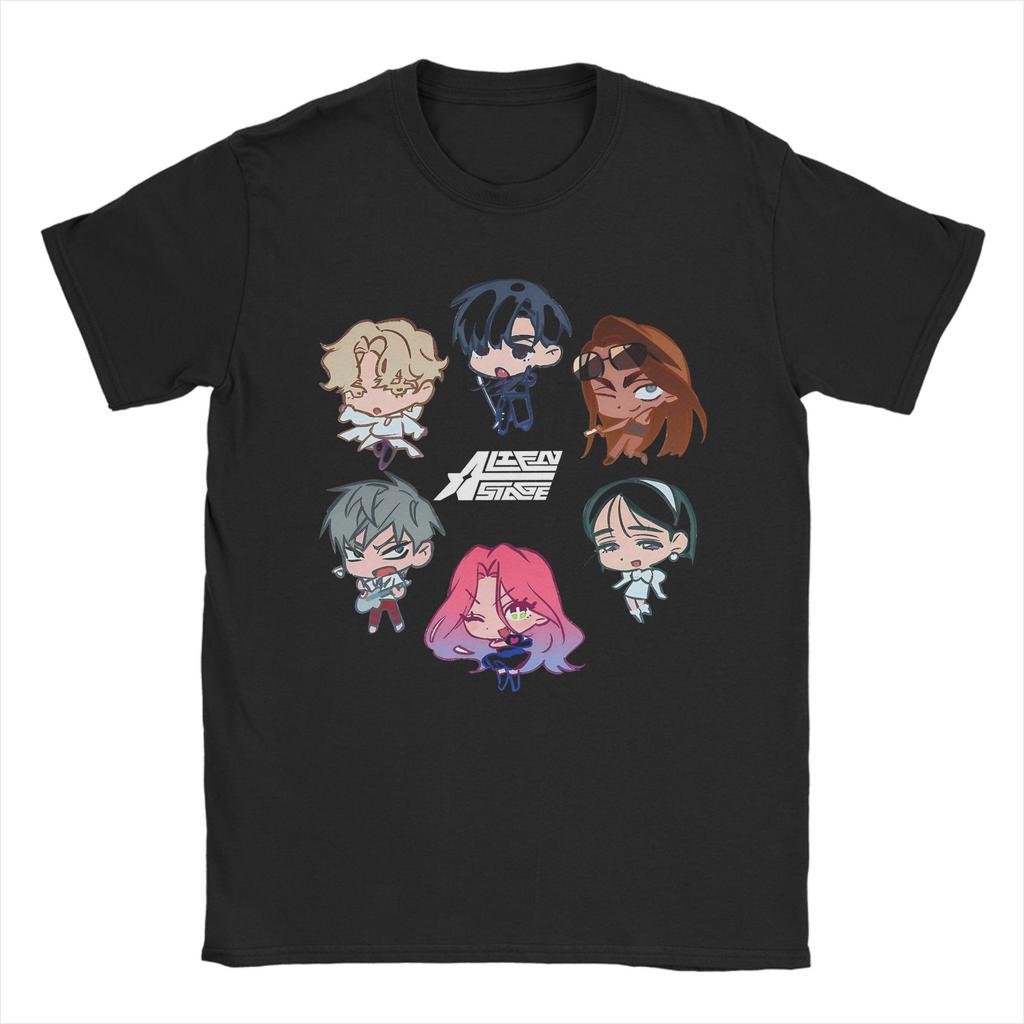 Alien Stage TShirts for Men Women Till Ivan Anime Novelty Pure Cotton Tees Crewneck Short Sleeve T Shirt Birthday Gift Clothes
