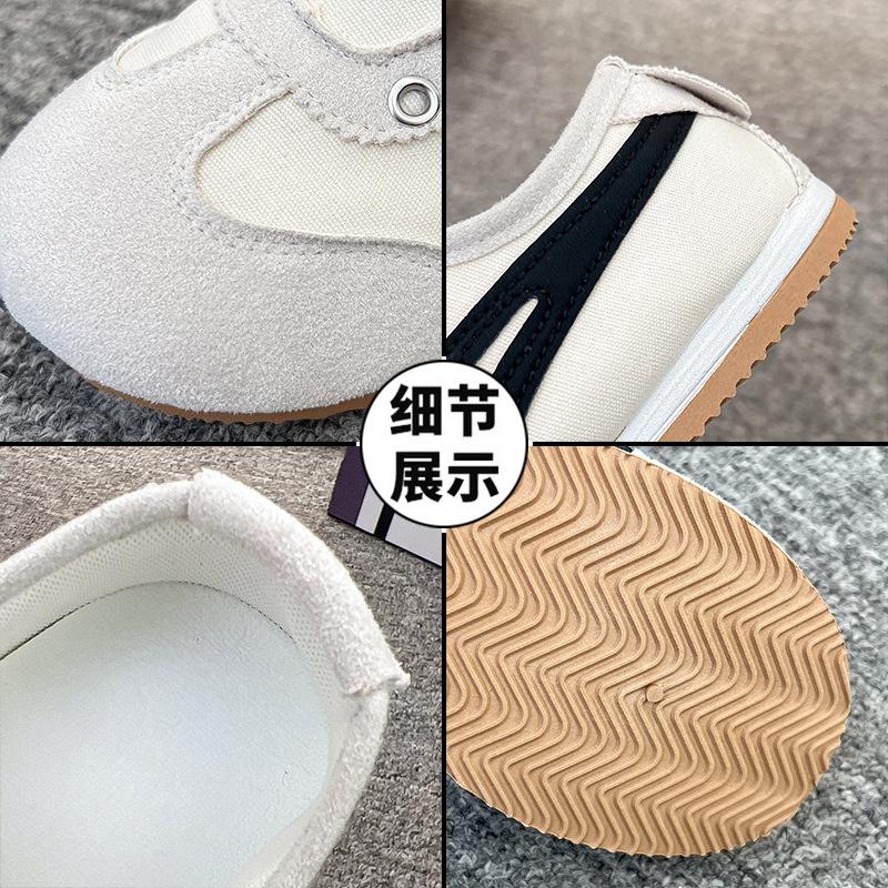 Flat-bottomed German Training Shoes for Women's Summer 2025 New Thin Breathable One-pedal Forrest Gump Shoes Color Matching Sports and Leisure Shoes