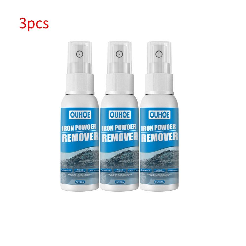 30/100ml Car Rust Remover Spray Metal Paint Cleaner Car Maintenance Iron Cleaning Car Spray Rust Powder Remover Car Accessories