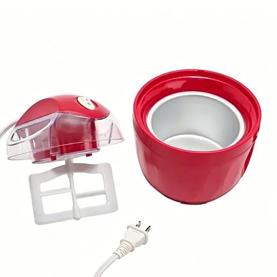 Ice Cream Making Machine Electric One-Touch Ice Cream Maker for Homemade Ice Cream Sorbet Yogurt Easy To Clean Family Dessert Maker Kitchen Essential