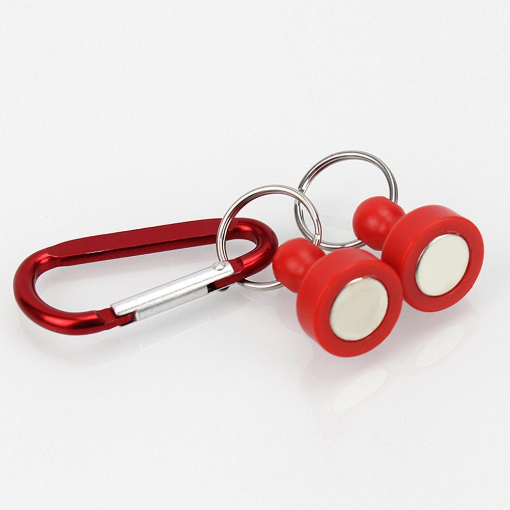 Aluminiumlegierung Magnetischer Verschluss Multifunktionaler Karabiner Outdoor Sport Angeln Schnalle Stark Magnetisch 12cm 28g Magnetischer Clip