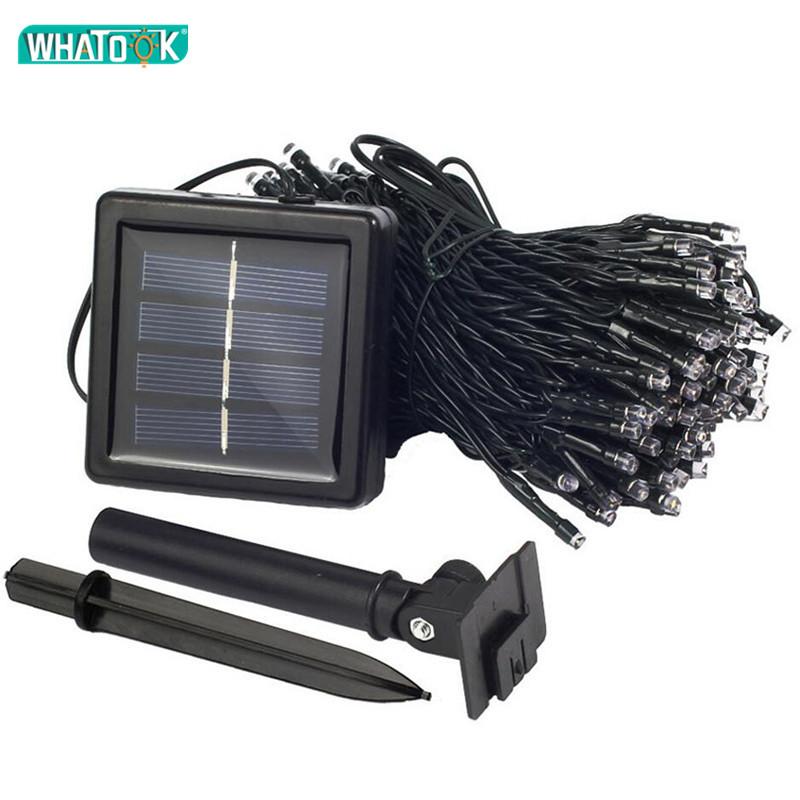 LED Solar String Light Garland Fairy Lights Colorful Solar Lamp Waterproof Christmas Outdoor Lighting for Garden Yard Decoration