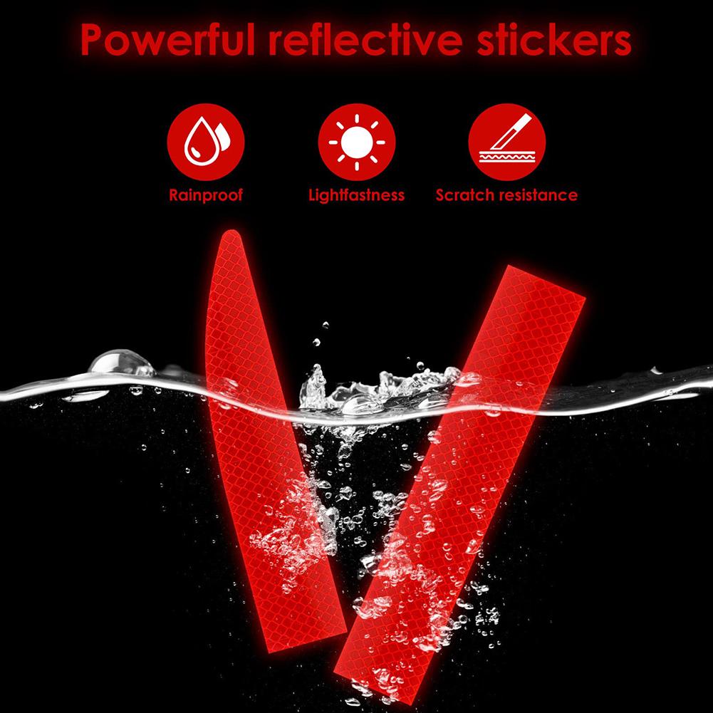 Waterproof Safety Stickers 7PCS Lightweight PET Material