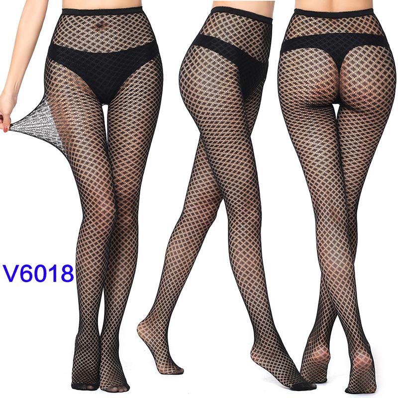 Frauen Jacquard Strumpfhosen Fischernetz Strümpfe Elastische Spandex Spitze Socken Atmungsaktive Seide
