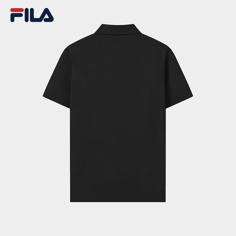 FILA Men's Knit Short Sleeve Polo Shirt