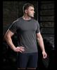 Lulu Men's Quick-Dry Sports T-Shirt - Elastic, Breathable, Large Size, Round Neck, Short Sleeve, Custom Logo.