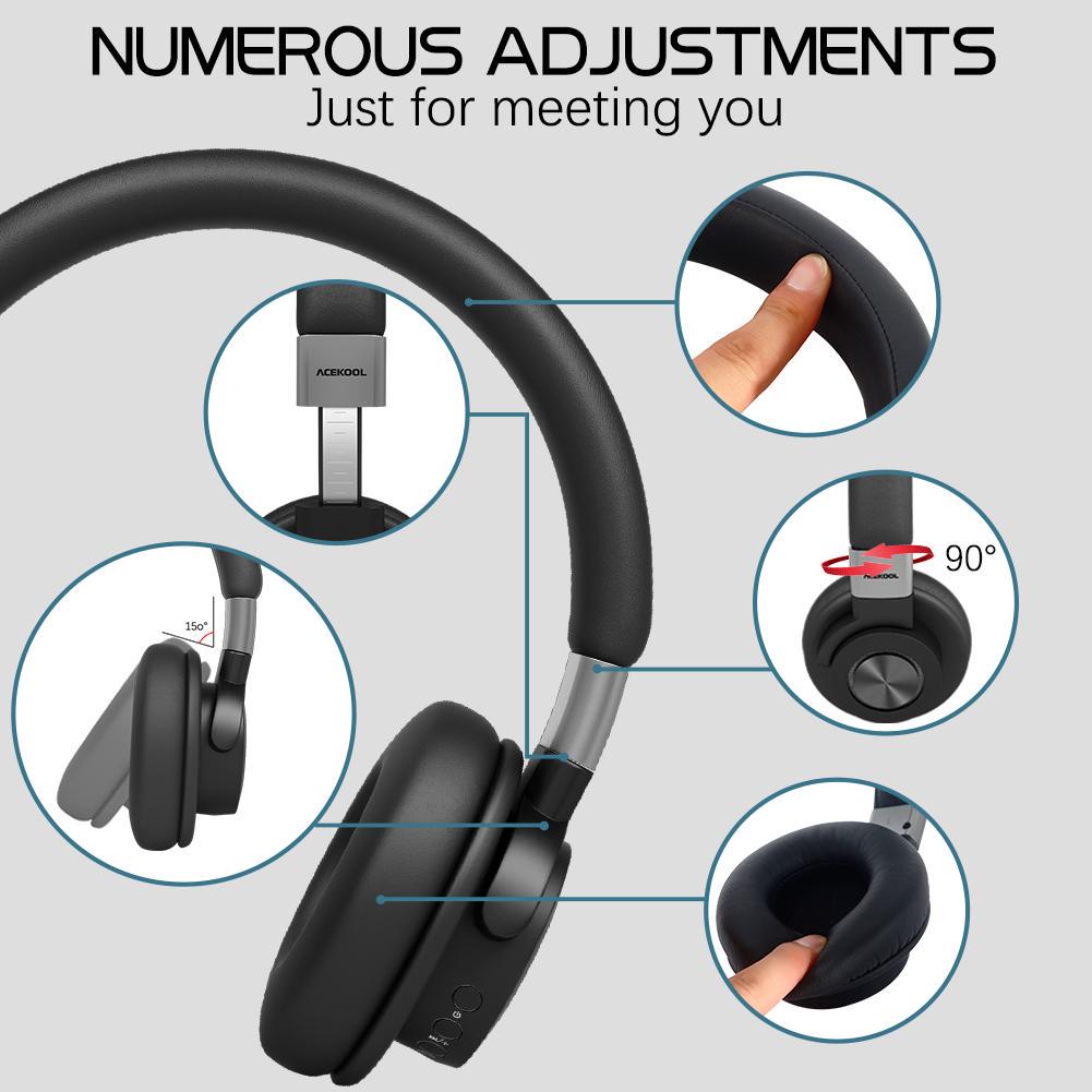 Buy Acekool Foldable Bluetooth Headset 