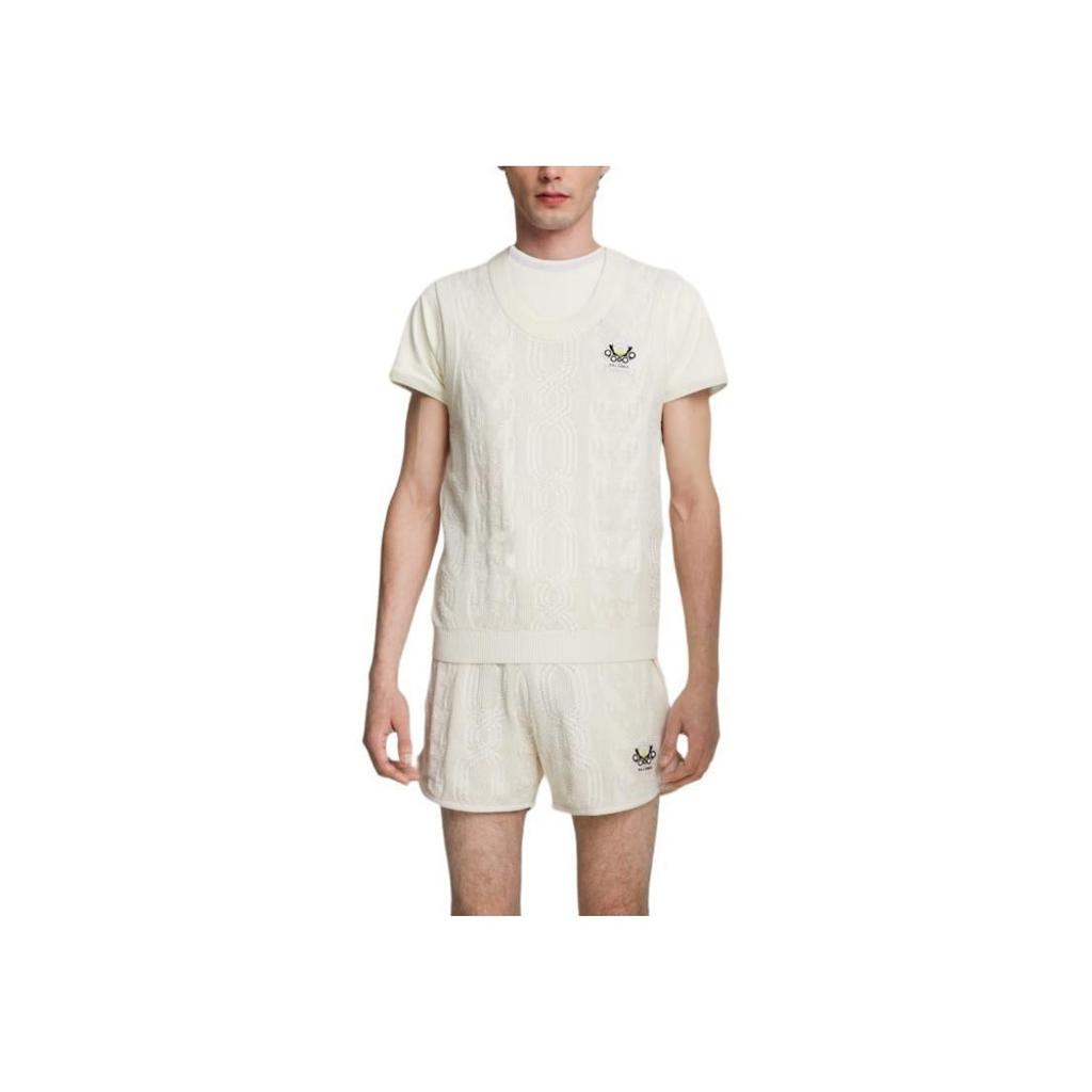Puma X Palomo SS24 Logo Print Knit Vest Unisex Tops Warm-White 625559-65