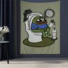 Trauriger Frosch Pepe Hängendes Böhmisches Wandteppich Hängendes Tarot Hippie Wandteppiche Schlafsaal Wandbehang Heimdekoration
