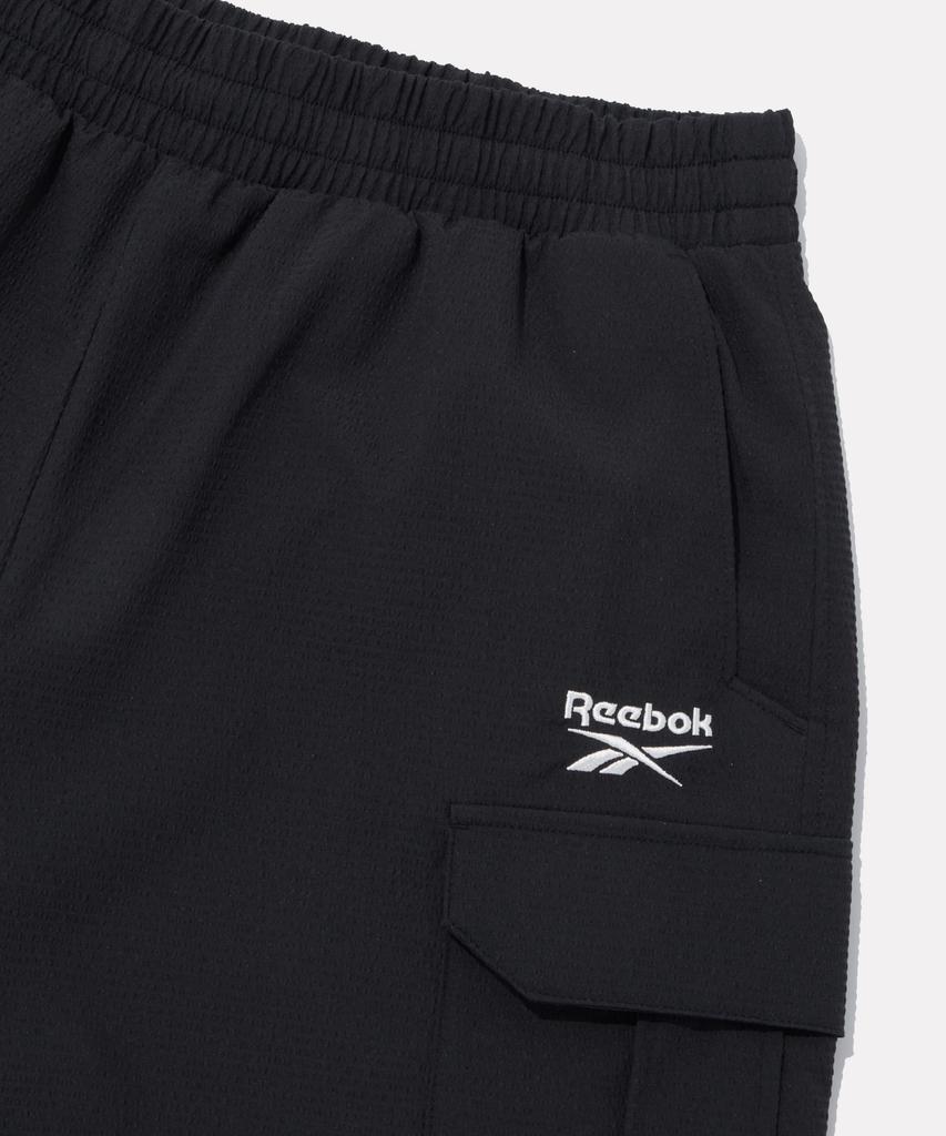 Reebok Seersucker Cargo Shorts - Black