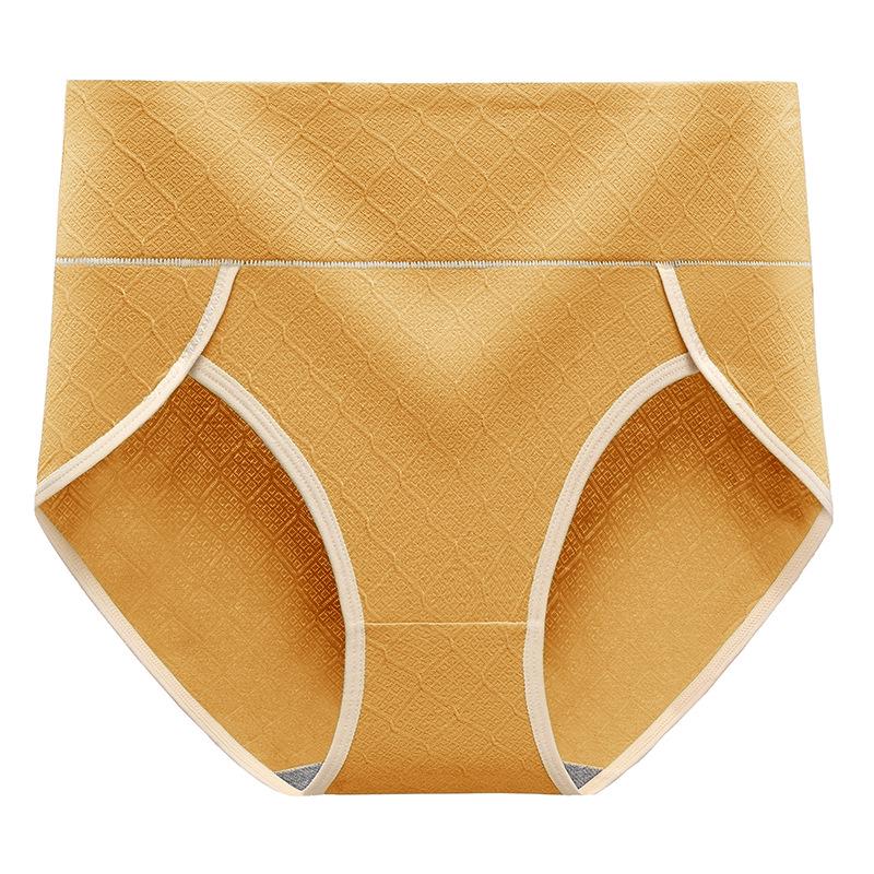 Cross-Border Women's High-Waist Pure Cotton Underwear - Breathable, Comfortable, Elastic, No Pinch, Crotch Opening, Butt-Lifting Briefs