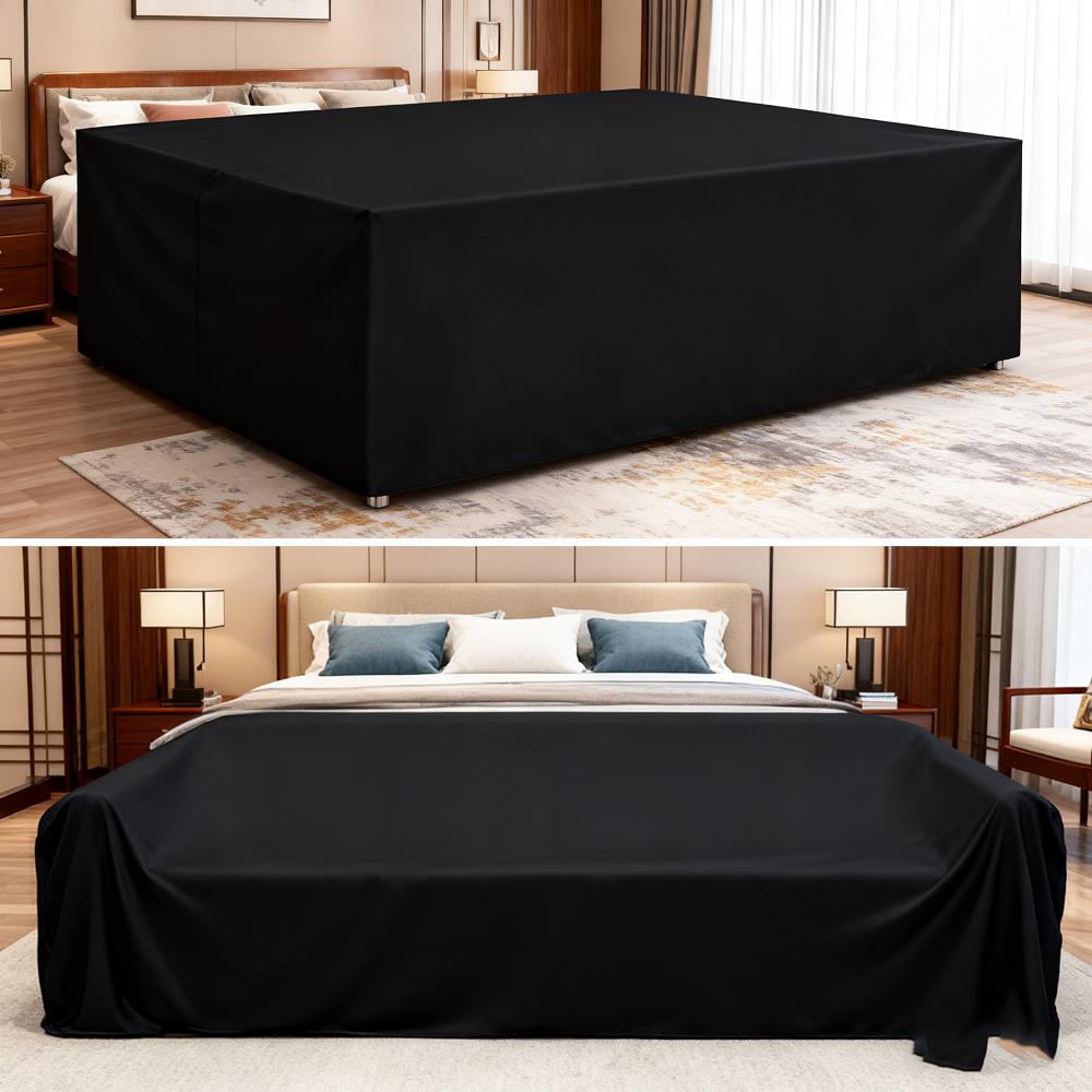 Waterproof Rectangular Patio Table Cover - All-Weather Protection for Outdoor Garden
