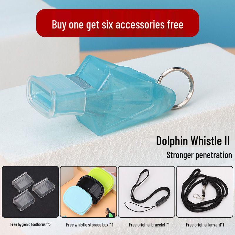Dolphin Outdoor Sports Coach Whistle for Basketball, Volleyball, Football, Military & Referee Training