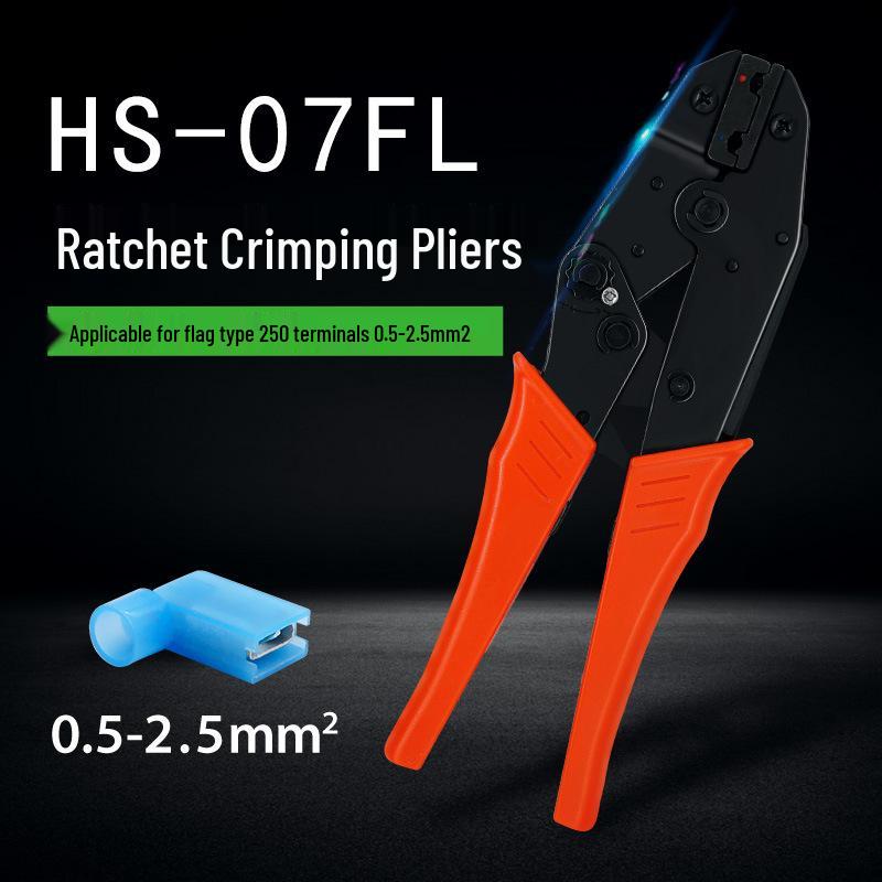 SN-02C/HSC Ratcheting Crimping Tool for 0.25-2.5 mm² BHT/FDD/RV/SV Wire