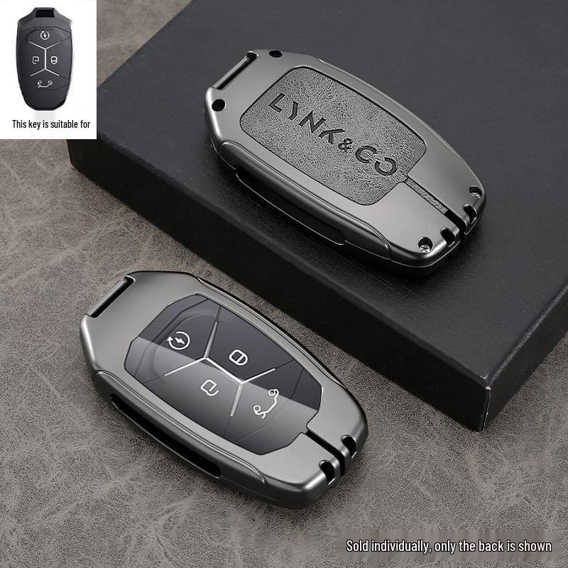 Lynk&Co 03 Key Case - 22 Model, Limited Edition, Special Shell, High-End Leather with Metal Buckle  
