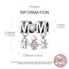Parent Child Holding Hands Beads Copper Dangle Pendant Compatible With Bangle Bracelets Necklaces Do It Yourself Jewellery