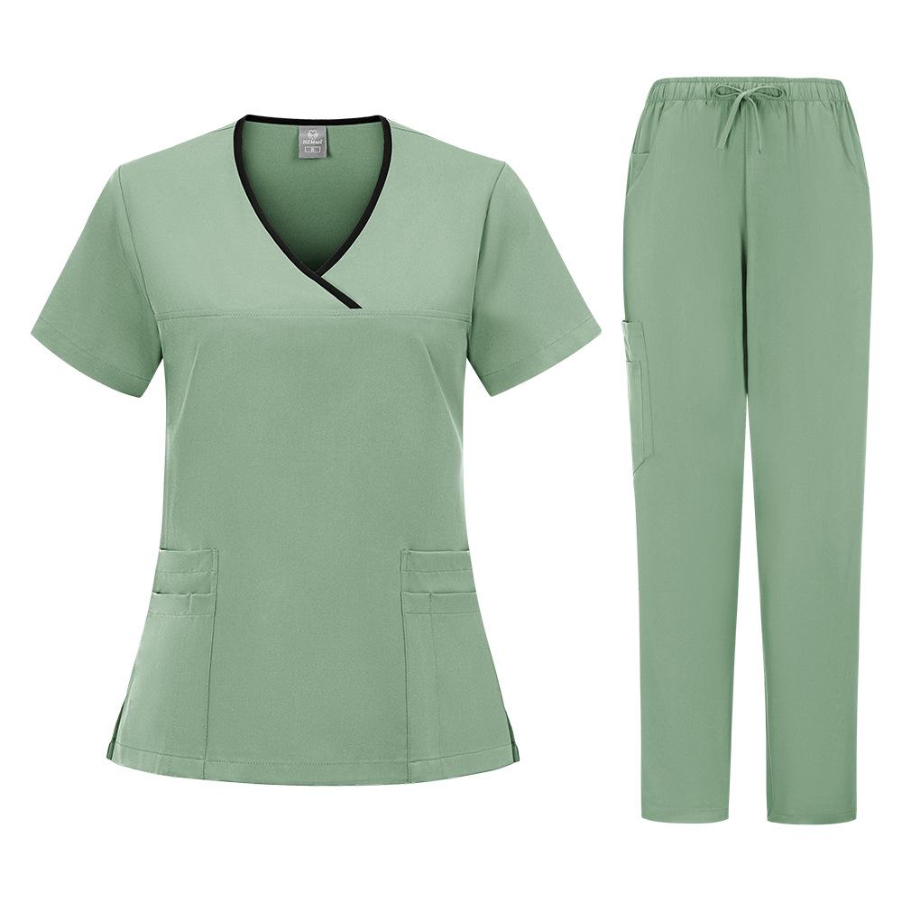 Children's Stomatology Hospital Nurse Uniform Quick-Dry Short-Sleeve Scrub Set