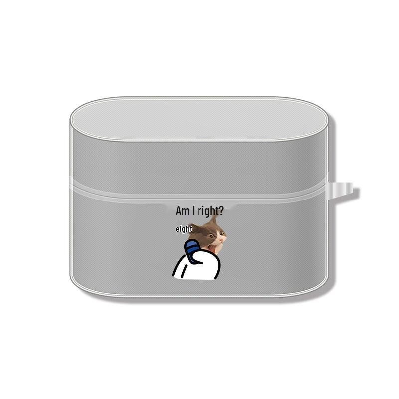 Sony WF-1000XM6 Earbuds Protective Case - Transparent, Cartoon Graphics, Soft Shell, Customizable Images