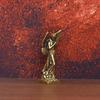 Vintage Brass Praying Angel Statue With Exquisite Carved Details For Home Desk Decor Spiritual Gift