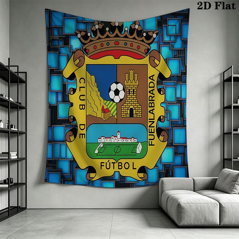 Fuenlabrada Wall Hanging Printed Fabric Blanket Decorative Tapestries for Bedroom Living Room Home Decor