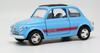 Kinsmart 1/24 Scale Pull-Back Car FIAT 500 (Sky Blue)