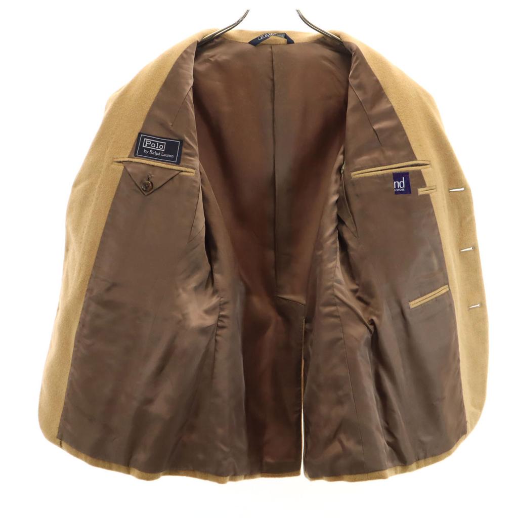 Polo by Ralph Lauren 90s Old Flannel Wool Tailored Jacket 92-80-170 Beige Men's Used