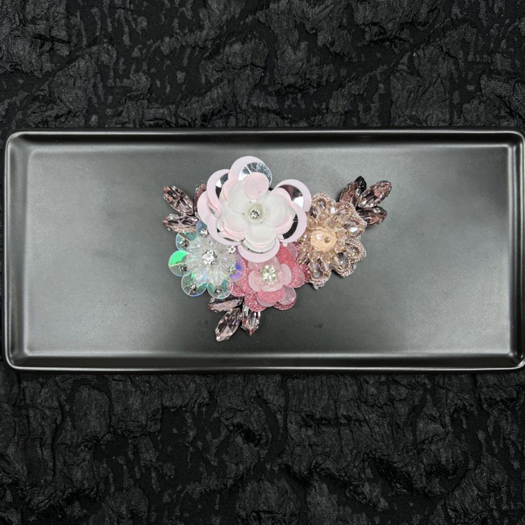 Dopamine Handcrafted Beaded Jelly Shoes Sports Sandals Accessory Diy Shoe Decorative Colorful Flower Slippers Buckles