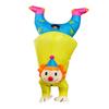 Inflatable Clown Costume Funny Suit with Blower Full-Body Jumpsuit for