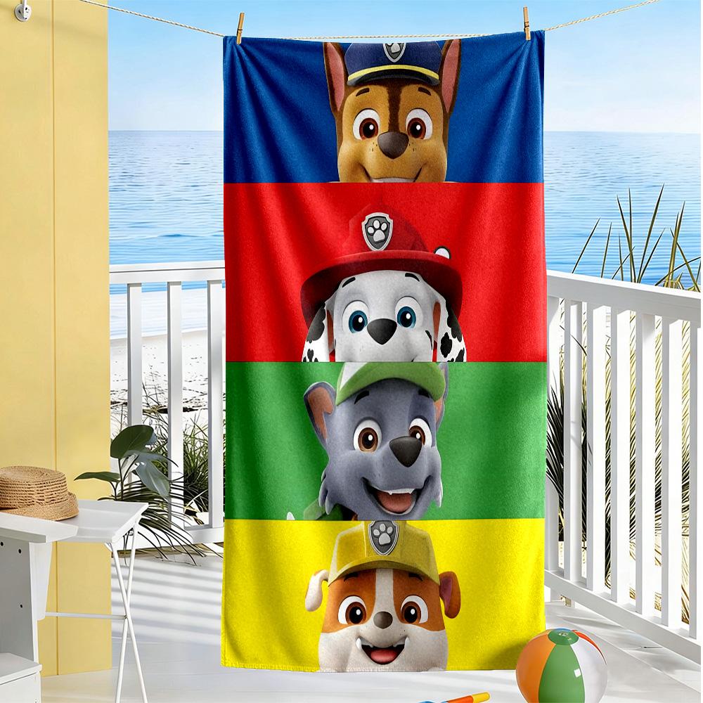 Paw Patrol Adventure soft beach towel Comfortable Couple beach towel, family beach towel set Bath Accessory
