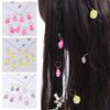 20pcs Metal Cuff Clips Dreadlocks Beads Headwear Hair Braid Tubes Shell Hair Rings Set  Decor