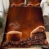 Coffee Duvet Cover Queen King Cartoon Coffee Drink Cup Print Bedding Set Coffee Lover Comforter Cover Modern Brown Quilt Cover