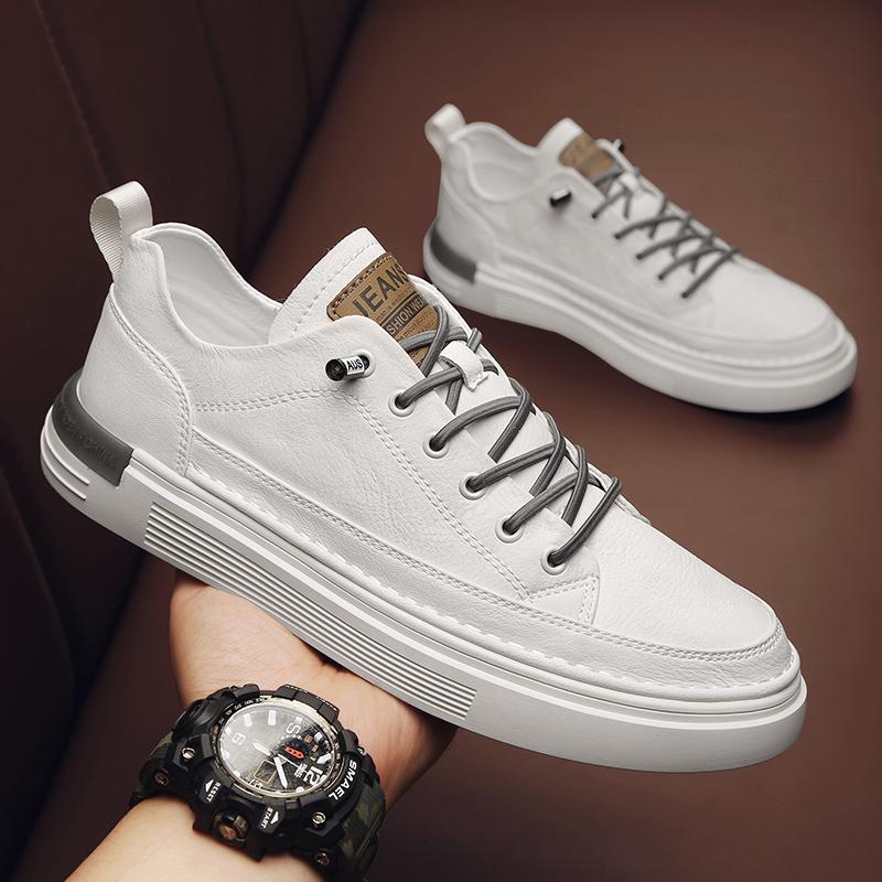 Autumn sports and leisure board shoes business dress leather shoes black shoes
