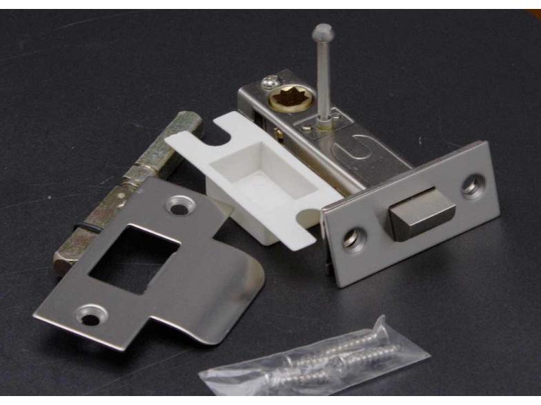 Australia Stainless Steel Bathroom Lock with Emergency Button and Bent Tube Handle