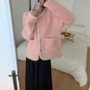 Imitation Mink Velvet Knitted Cardigan Autumn and Winter New Temperament Loose Sweater Jacket Women