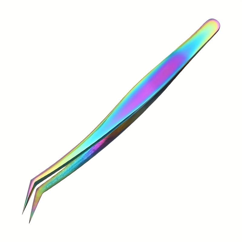 Stainless Steel Precision Color Titanium Eyebrow Clip Tweezers Specifically Designed for Beautiful Eyelashes Makeup Tools