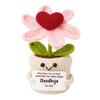 Handmade Crochet Potted Plant Holder: Inspirational Positive Energy & Stress Relief Yarn